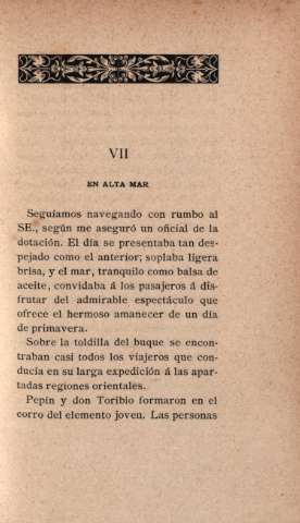 VII. En alta mar