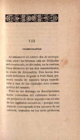 VIII. Chismografías