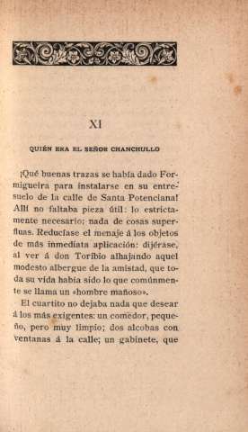 XI. Quién era el señor Chanchullo