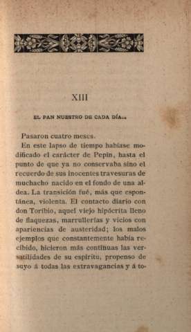 XIII. El pan nuestro de cada día...