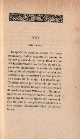 XXI. Una carta