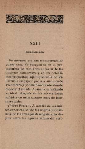 XXIII. Conclusión