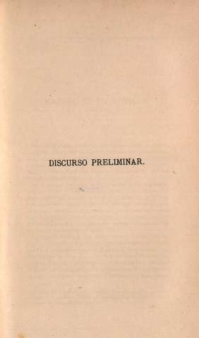 Discurso preliminar