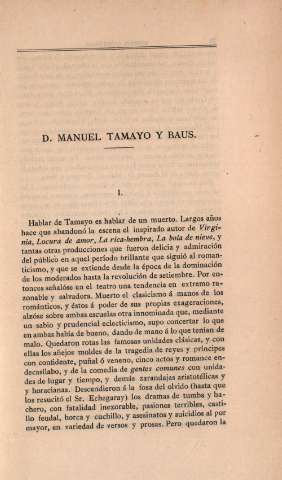 D. Manuel Tamayo y Baus