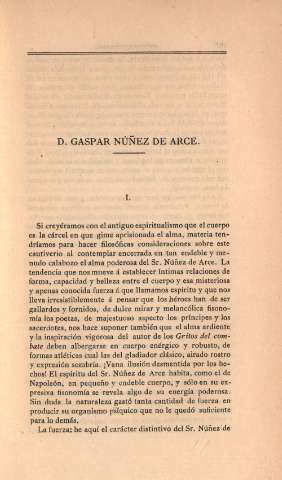 D. Gaspar Nuñez de Arce
