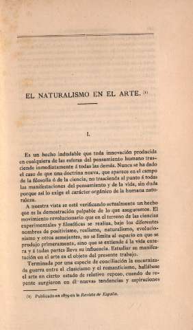 El naturalismo en el arte