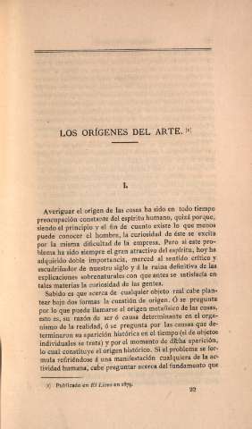 Los orígenes del arte