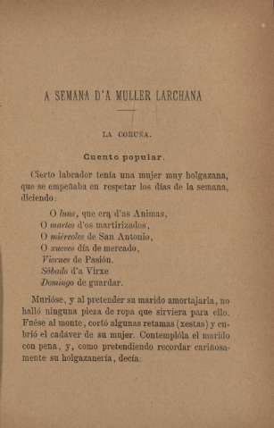 A semana d'a muller larchana