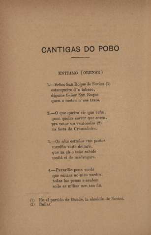 Cantigas do pobo