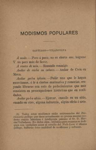 Modismos populares