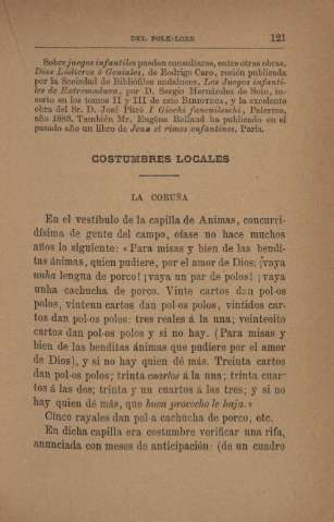 Costumbres locales