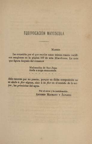Equivocacion mayúscula