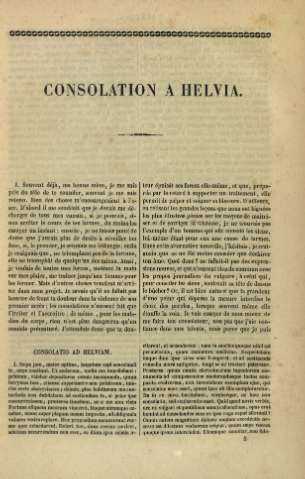 Consolation a Helvia