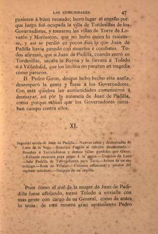 XI. Segunda salida de Juan de Padilla...
