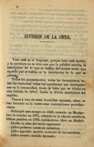 Division de la obra