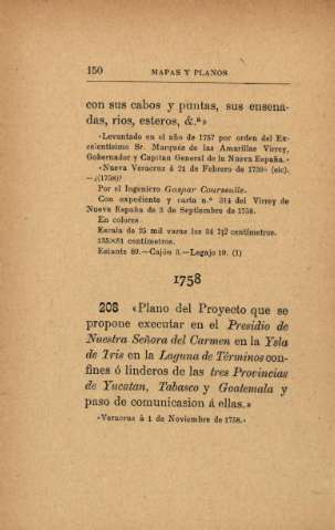 1758. Plano del Proyecto que se propone executar en el Presidio de Nuestra Señora del Carmen...