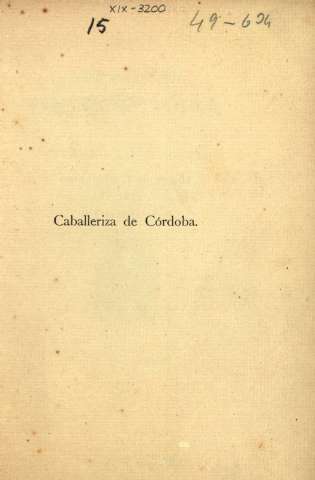 Caballeriza de Córdoba