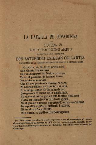 La batalla de Covadonga
