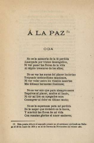 Á la paz