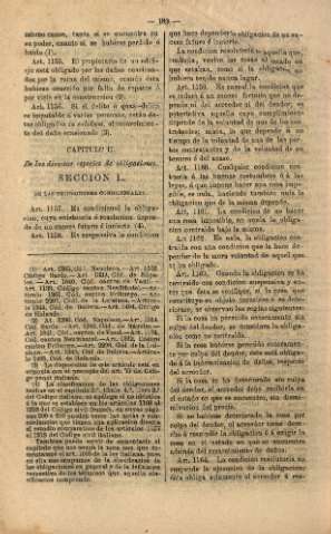 Seccion I. De las obligaciones condicionales