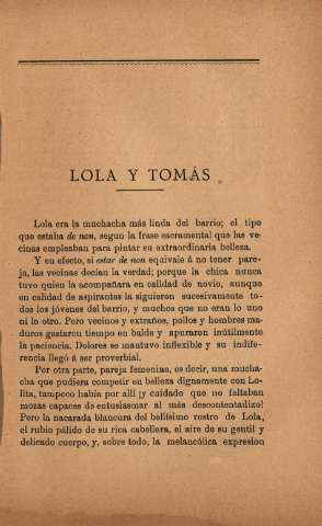 Lola y Tomás