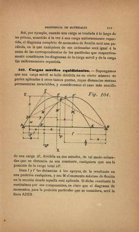 Cargas móviles equidistantes