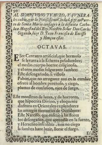 Al svmptvoso tvmvlo, y fvnerales cultos,que la NobilissimaCiudad, y gran Puerto de Santa Maria consagró ...