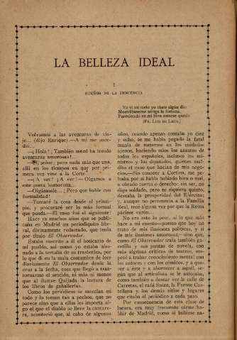 La belleza ideal