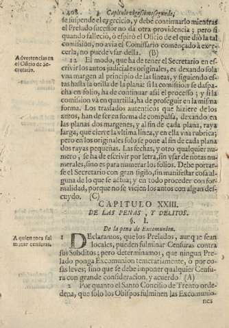 Capitulo XXIII. De las penas, y delitos