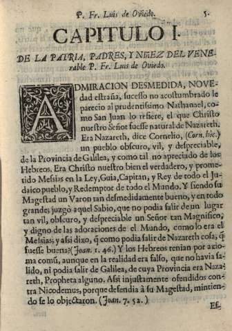 Capitulo I. De la patria, padres...