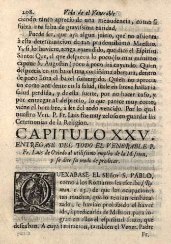 Capitulo XXV. Entregase del todo el venerable...