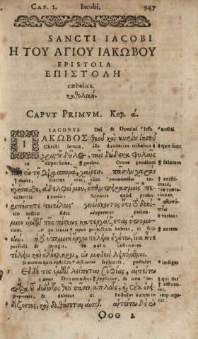 Sancti Iacobi Epistola Catholica