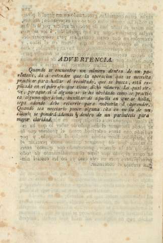 Advertencia