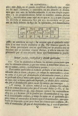 Sumar, restar, multiplicar y dividir quebrados