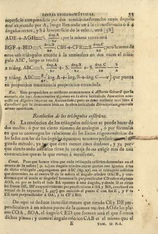 Resolucion de los triángulos esféricos