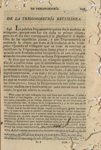 De la trigonometría rectilinea