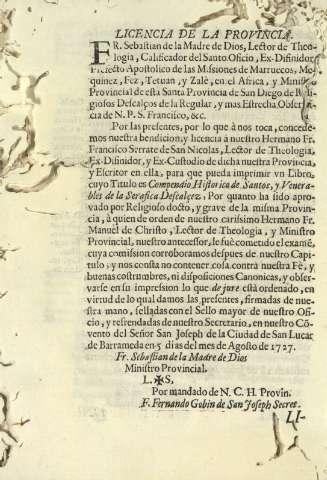 Licencia de la provincia