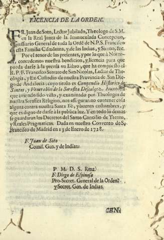 Licencia de la orden