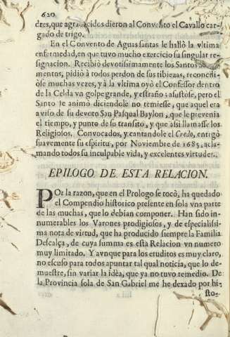 Epilogo de esta relacion