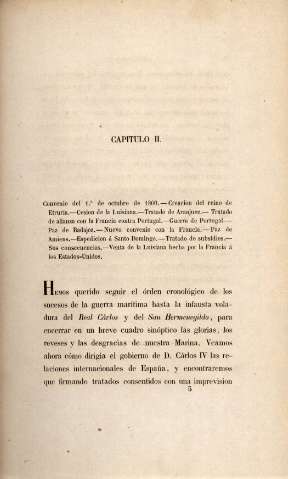 Capitulo II. Convenio del 1º de octubre de 1800 ...