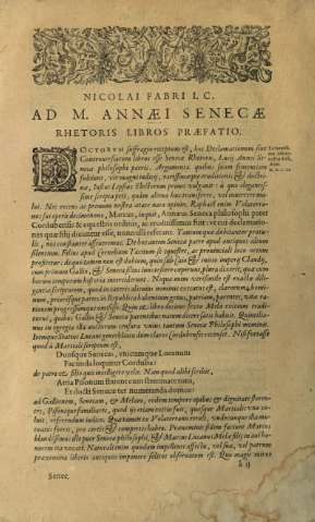 Nicolai Fabri I. C... Rhetoris libros praefatio