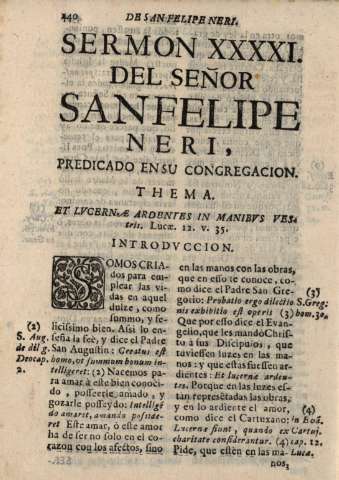 Sermon XXXXI. Del Señor San Felipe Neri...