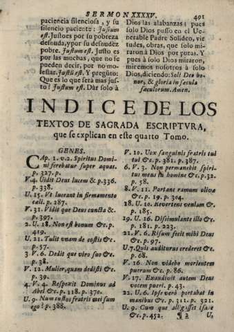 Indice de los textos de sagrada esccriptvra...