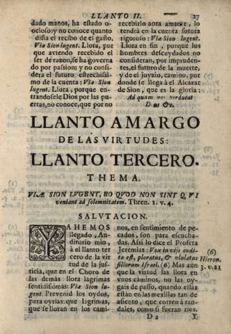 Llanto tercero