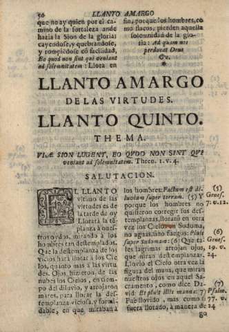 Llanto quinto