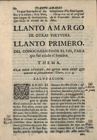 Llanto primero. [Tratado II]