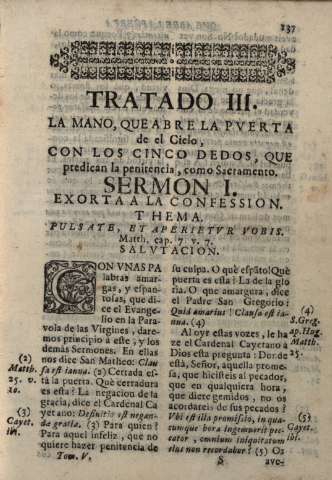 Tratado III. Sermon I