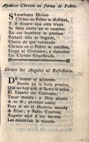 Aparece Christo en forma de Pobre...