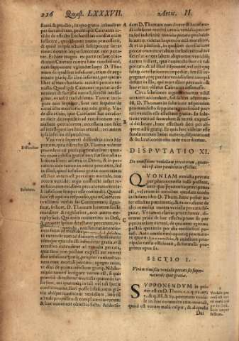 Dispvtatio XI