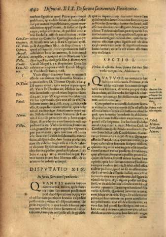 Dispvtatio XIX